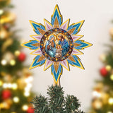 Estrella de la Natividad de madera para la punta del árbol, de G. Debrekht - Decoración navideña - 89505