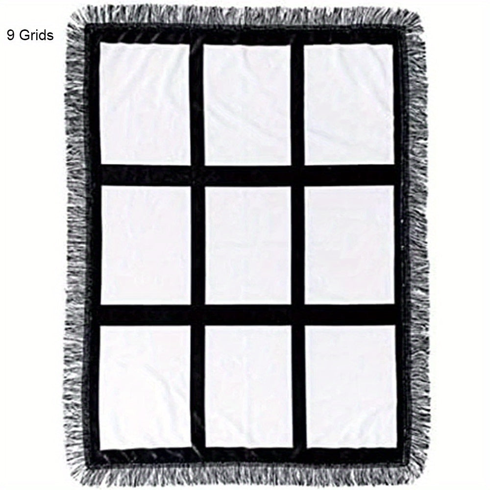 Couverture personnalisée par sublimation - Panneaux personnalisables 9/15/20, 40 x 60 pouces - Cadeau idéal pour Noël, Halloween et Thanksgiving
