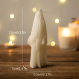 Bougie parfumée Halloween pour femme - Motif fantôme scintillant, idéale pour la décoration et les cadeaux