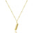 Pychee Bubble Letter Necklace 14K Gold Plated Balloon Initial Necklaces Dainty Gold Initial Charm Pendant Necklace Jewelry Gift For Women - Lootquake
