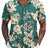 COOFANDY Mens Short Sleeve Floral Shirts Hawaiian Print Shirts Summer Vacation Shirts - Lootquake