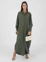 Fashion Single Breasted Muslim Dresses - Lootquake