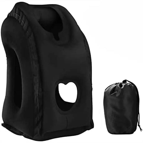Inflatable Travel Sleeping Bag Portable Cushion Neck Pillow for Men Women Outdoor Airplane Flight Train Sleeping Easy - Lootquake