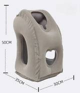 Inflatable Travel Sleeping Bag Portable Cushion Neck Pillow for Men Women Outdoor Airplane Flight Train Sleeping Easy - Lootquake