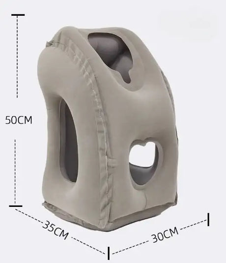 Inflatable Travel Sleeping Bag Portable Cushion Neck Pillow for Men Women Outdoor Airplane Flight Train Sleeping Easy - Lootquake