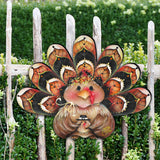 Be Thankful Turkey Sitter Door Decor by Jamie Mills-Price - Thanksgiving Halloween Decor - 8457702H