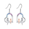 Cat Earrings 925 Sterling Silver Cat Drop Dangle Earrings Jewelry for Women (cat earrings) - Lootquake