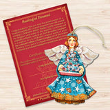 Christmas Tree Boat Guardian Wooden Ornaments by G. DeBrekht - Coastal Holiday Decor - 8152724-3