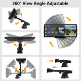 4K 10.26'' Mirror Dash Cam w/ Carplay & Android Auto