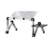 "Adjustable Folding Laptop Stand with Ergonomic Design and Mouse Pad"Adjustable Folding Laptop Stand with Ergonomic Design and Mouse Pad