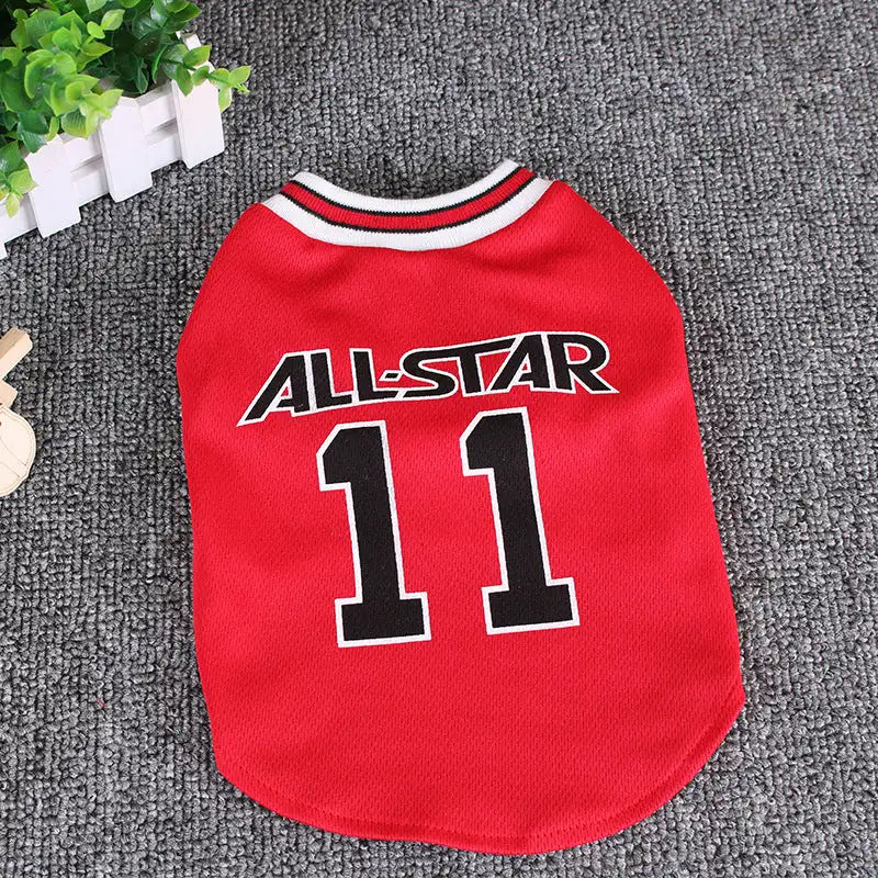 Hot World Cup Ball Spring And Summer Dog Vest Pet Supplies - Lootquake