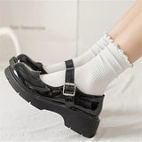6 Pairs Lettuce Trim Socks, Sweet & Comfy Mid Tube Socks, Women's Stockings & Hosiery