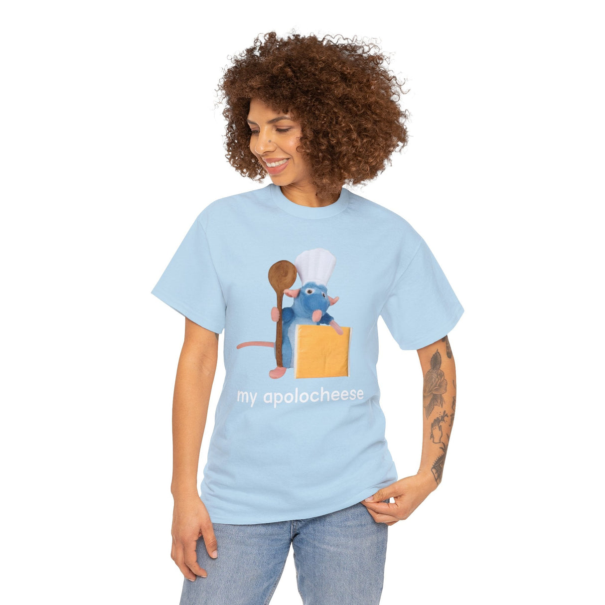 My Apolocheese Rat Plush Cheese Meme Shirt – Funny Ironic Tee for Rat Lovers
