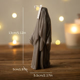 Bougie parfumée Halloween pour femme - Motif fantôme scintillant, idéale pour la décoration et les cadeaux