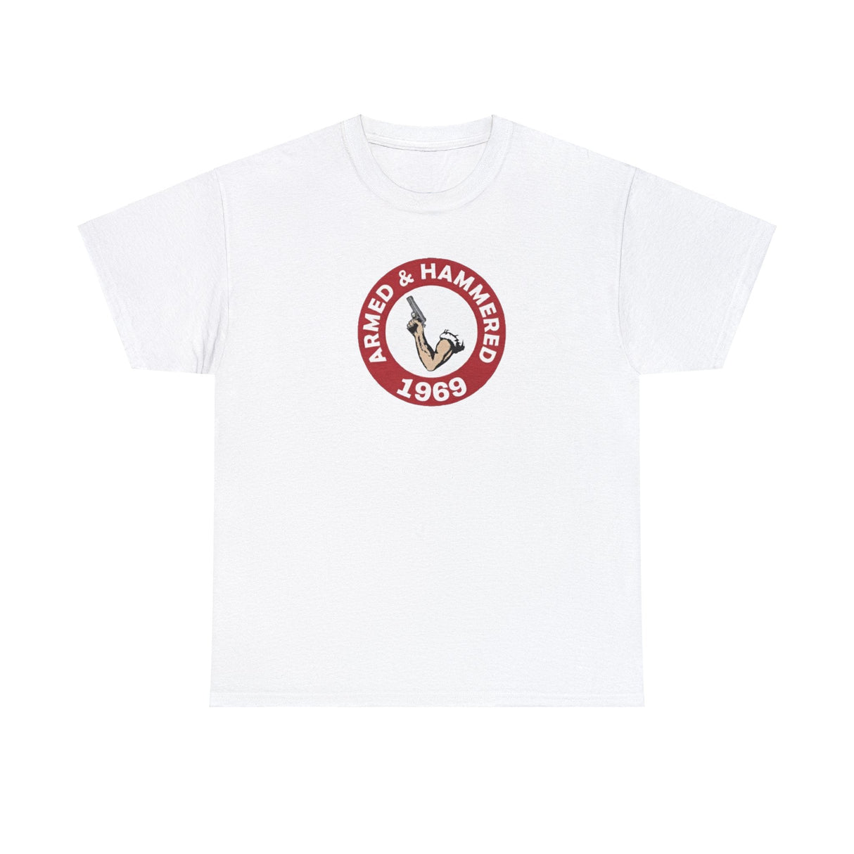 Armed and hammered shirt