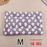 Manta rectangular para mascotas, resistente a la suciedad y para todas las estaciones - Cómoda cama con estampado de pata de perro y corazón (1 unidad)
