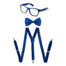 Adults/Teens Neon Suspender, Bowtie, & Glasses Accessory Set