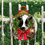 Christmas on the Farm Door Decor by D. Gelsinger - Christmas Decor - 8021128H-DG