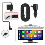 11.26 inch Car DVR 4K Dash Cam Dual Lens Wireless Carplay & Android Auto Video Recorder Monitor GPS Navigation 5G Wifi FM AUX