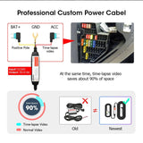 11.26 inch Car DVR 4K Dash Cam Dual Lens Wireless Carplay & Android Auto Video Recorder Monitor GPS Navigation 5G Wifi FM AUX