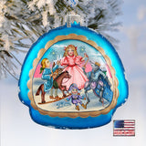 Nutcracker Rainbow Glass Ornament by G. DeBrekht - Christmas Decor - 756-006