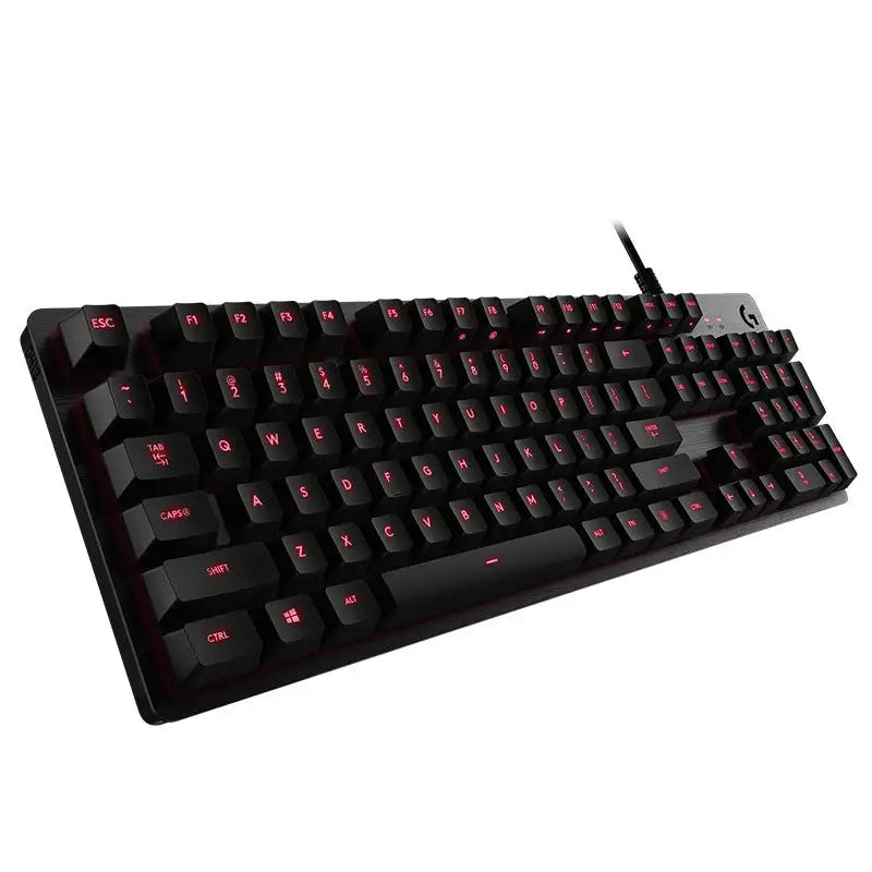 G413 Gaming Electronic Sports Mechanical Keyboard Desktop Backlight 104 Key Metal Panel - Lootquake