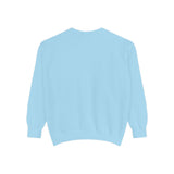 Customizable Unisex Garment-Dyed Sweatshirt, Personalized Gift, Cozy Streetwear, Casual Outfit, Unique Design Sweatshirt