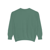 Customizable Unisex Garment-Dyed Sweatshirt, Personalized Gift, Cozy Streetwear, Casual Outfit, Unique Design Sweatshirt