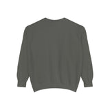 Customizable Unisex Garment-Dyed Sweatshirt, Personalized Gift, Cozy Streetwear, Casual Outfit, Unique Design Sweatshirt