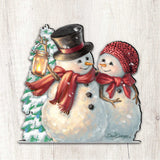 Snow Much in Love Christmas Door Decor by D. Gelsinger - Christmas Santa Snowman Decor - 8461011H-1708