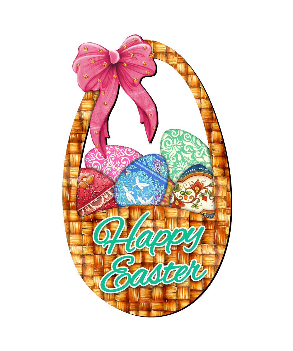 Easter Basket Easter Door Decor by G. DeBrekht - Easter Spring Decor - 8185309H