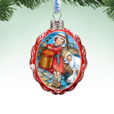 Adorno de vidrio de mercurio con el tamborilero de G. DeBrekht - Decoración navideña - 773033