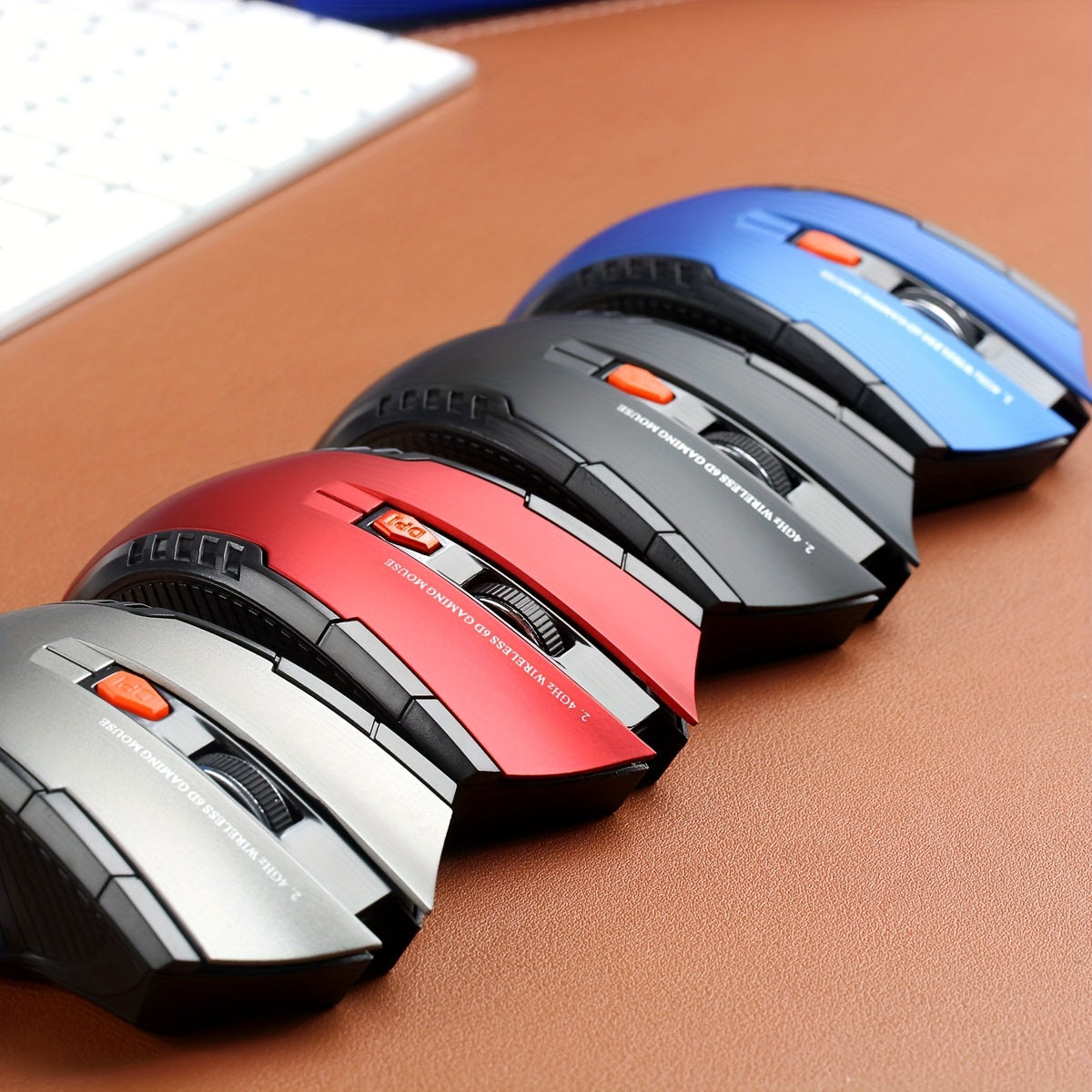 Souris de jeu sans fil ConnectFit 2,4 GHz avec récepteur USB – Compatible avec Windows 7/2000/XP/Vista, idéale pour les accessoires PC et ordinateurs portables