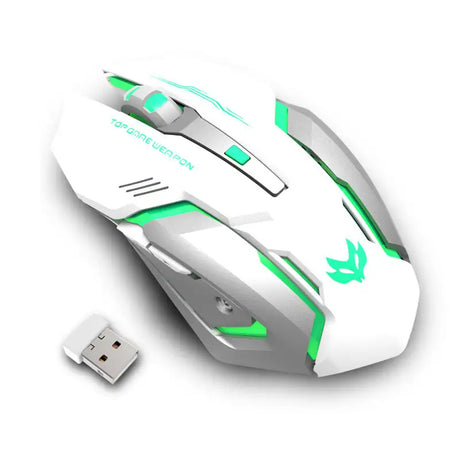 Wireless Charging Silent Gaming Mouse Machinery - Lootquake