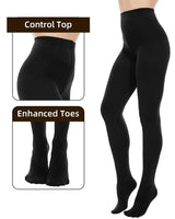 2pack 80d Opaque Black Tights For Women - Lootquake