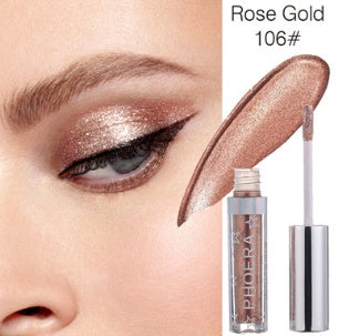 PHOERA Magnificent Metals Glitter and Glow Liquid Eyeshadow 12 Colors - Lootquake
