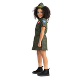 Girls Air Force Fighter Pilot Costume Dress