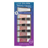 L.A COLORS Dream To Gleam Shiny Lip glosses (Value Pack)