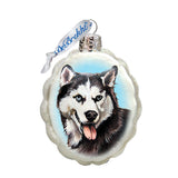 Adorno de cristal de mercurio de husky siberiano de G. DeBrekht - Decoración para perros y gatos - 774013