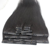 Clip hair clips in human hair extension - Lootquake