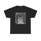 There Is Motion at Your Front Door Funny Cat Shirt – Hilarious Motion Camera Meme Graphic Tee