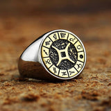 Gemini Stainless Steel Ring