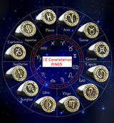 Gemini Stainless Steel Ring