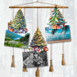 Christmas Tree Decorative Wooden Clip-on Ornaments Set of 3 by G. Debrekht - Christmas Decor - 8091044C-S3