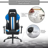 High Back Gaming Chair Racing Office Chair with PU Leather - Lootquake