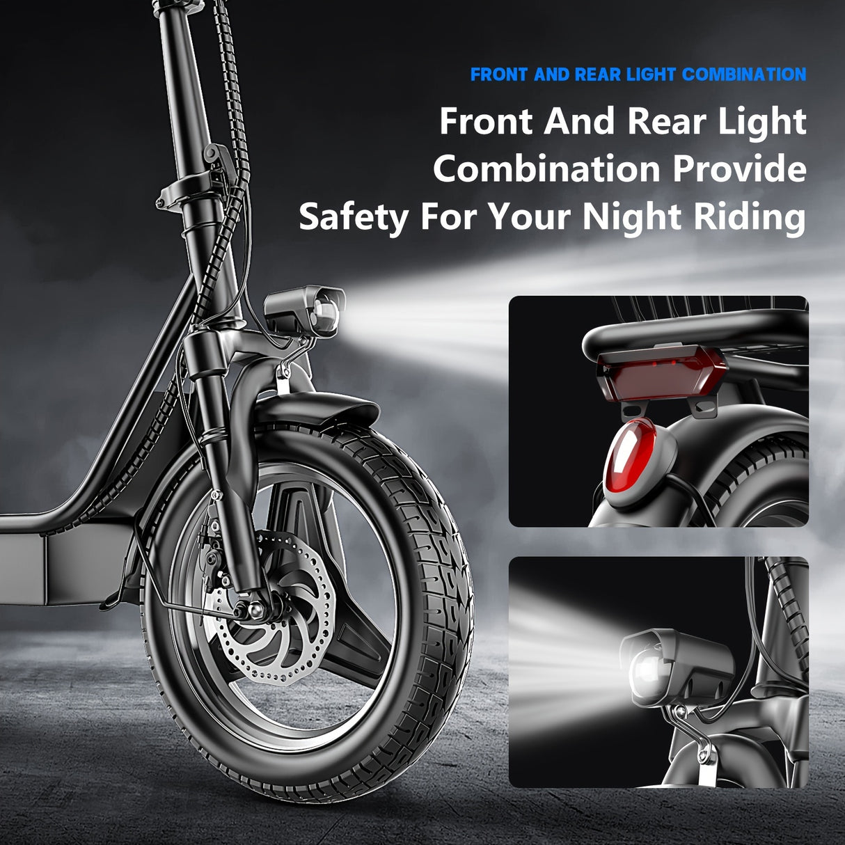 1 Black Carbon Steel Electric Scooter with Intelligent Display, 500W Motor, 14" Tires, 36V 13AH Removable Battery, 35 Miles Range, Foldable Design, Dual Suspension, Rear Brake for Adults - Perfect for Urban Commuting and Holi