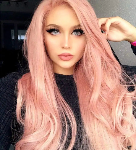 Large wavy long hair wig - Lootquake