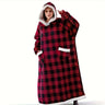 1pc Super Soft Hoodie Wearable Blanket for Adults with Big Pocket - Perfect for Christmas Parties and Cozy Nights In