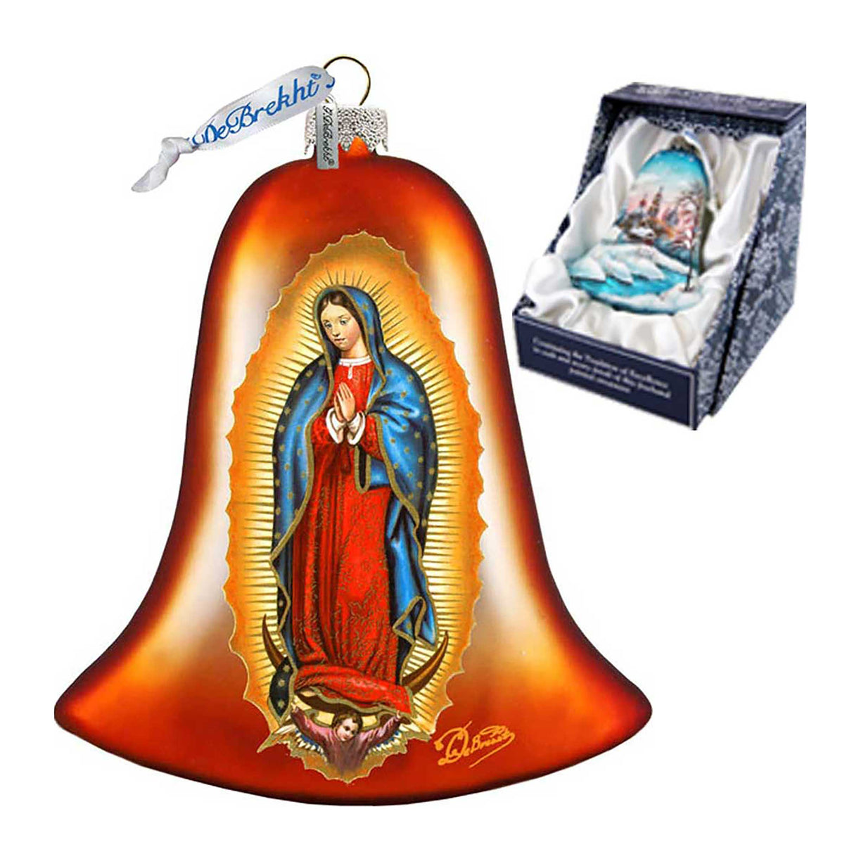 Mary of Guadalupe Glass Ornament by G. DeBrekht - Christmas Decor - 752-035