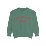 Customizable Unisex Garment-Dyed Sweatshirt, Personalized Gift, Cozy Streetwear, Casual Outfit, Unique Design Sweatshirt